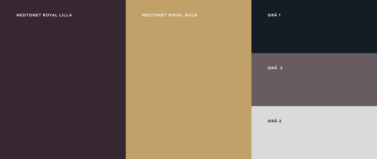 Farvevalget er nøje udtænkt af Creative ZOO, som ønsker at fremhæve Idealhuses seriøsitet, ansvarlighed og harmoni.