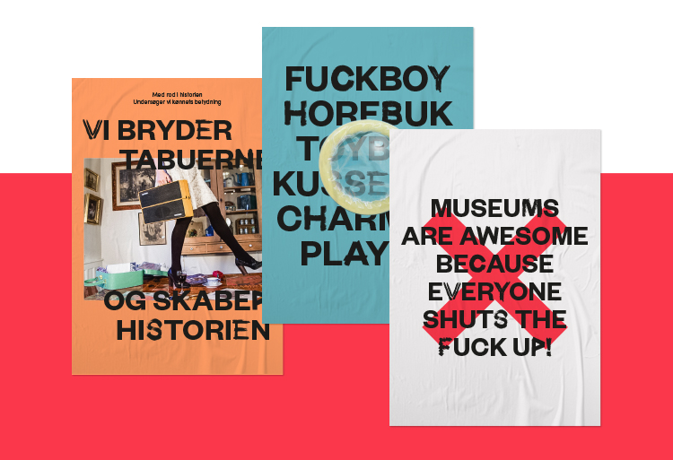 Skarpe budskaber er en del af KØNs identitet. Det understøtter det nye design