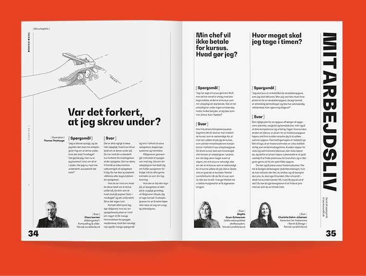 Teknikerens nye design skulle overskueligt kunne fortælle historier fra medlemmerne.