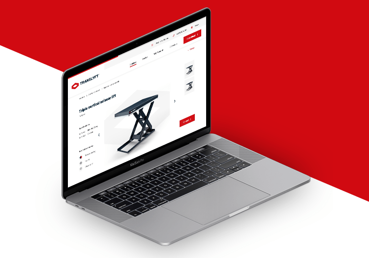 Translyft har fået en ny hjemmeside med den nye visuelle identitet udviklet af Creative ZOO.