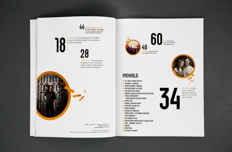 I magasinet kommer Ceres Byens beboere med på en rejse gennem tiden - fra den gamle Ceres grund til Ceres Byen i dag. 