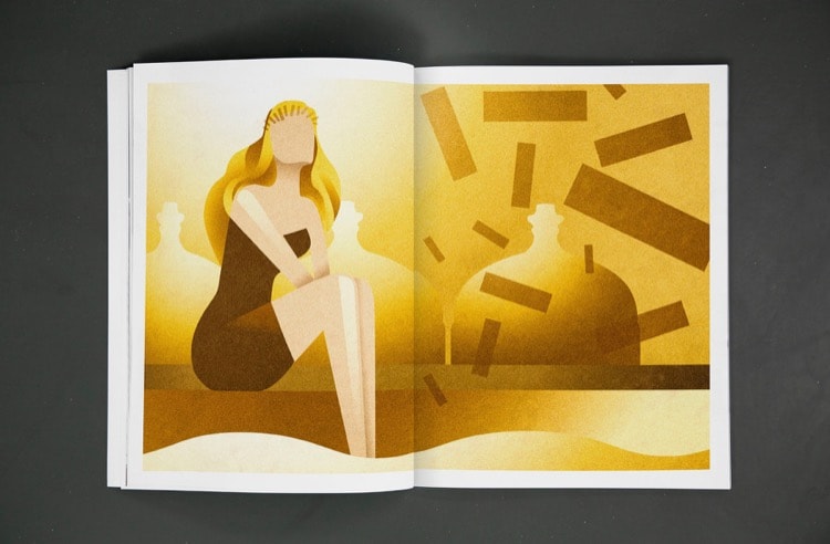 Magasinet bruger Ceres Byens visuelle identitet som trækker streger tilbage til Ceres Bryggeriet, øl og Aarhus Å, som Creative ZOO også har designet. 