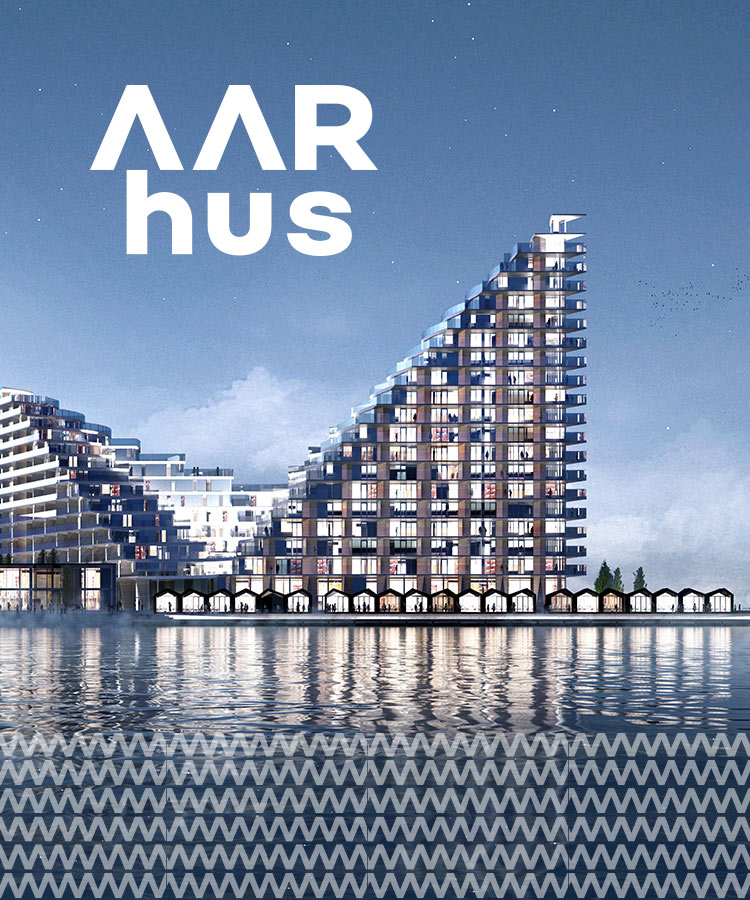 Creative ZOO har udviklet den visuelle identitet til BIG, Rune Kilden og Gehls ambitiøse boligprojekt på Aarhus Ø - AARhus.