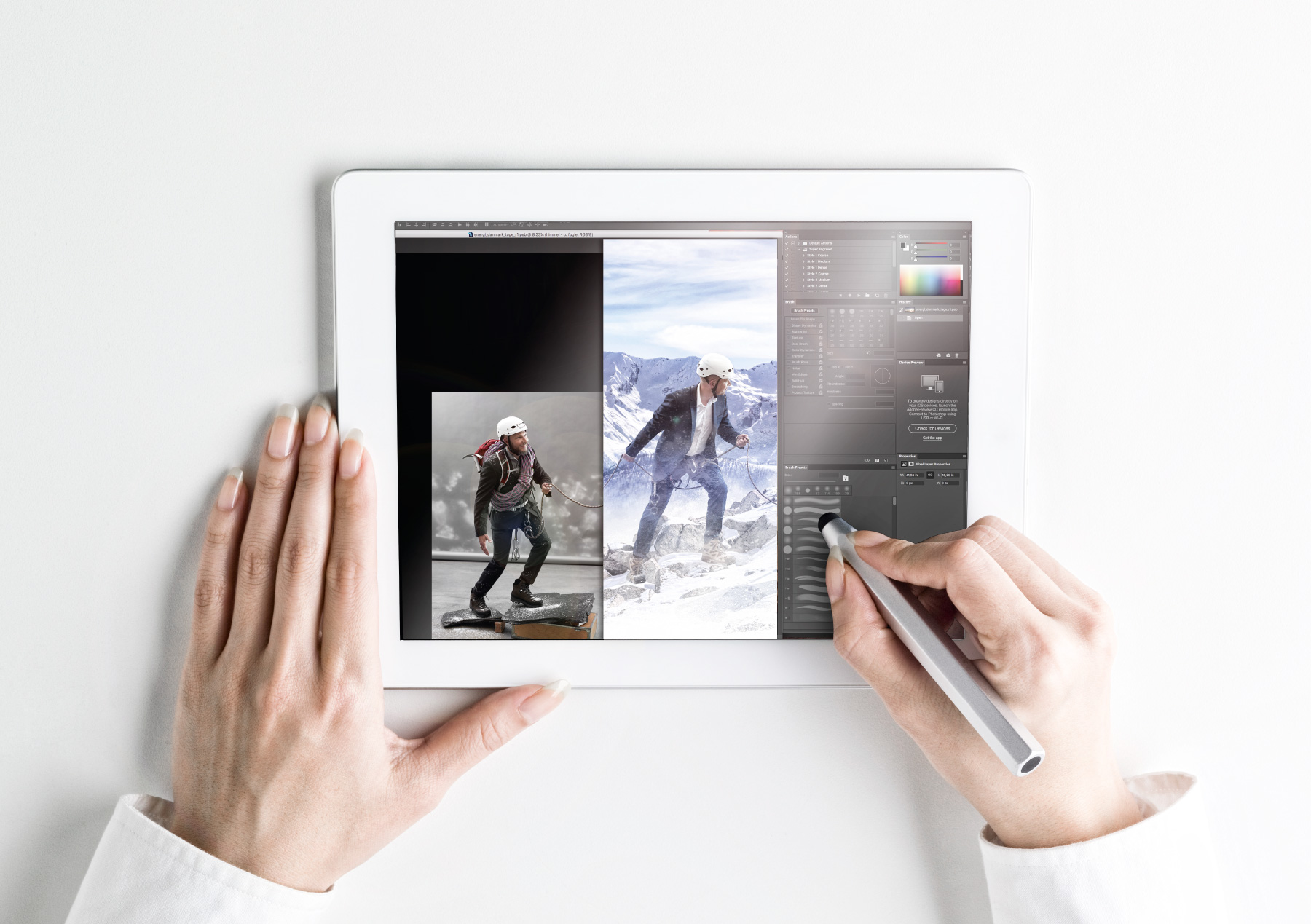 Creative ZOO har udviklet konceptfoto til Energi Danmark - fra ide til fotografering og billedbehandling. 