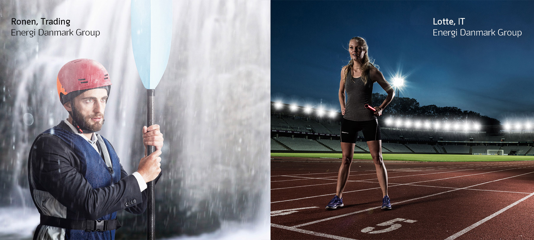 Energi Danmark bruger fx deres konceptfoto i deres årsrapporter til at beskrive deres tal. 