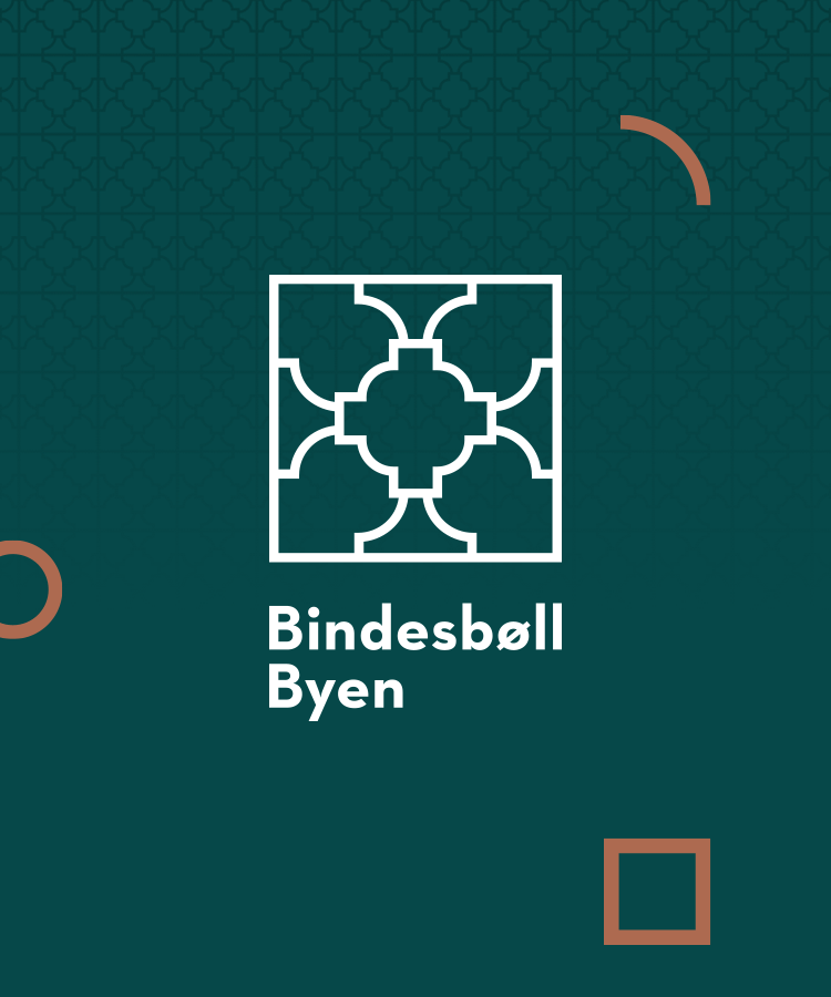 Bindesbøll Byens nye logo.