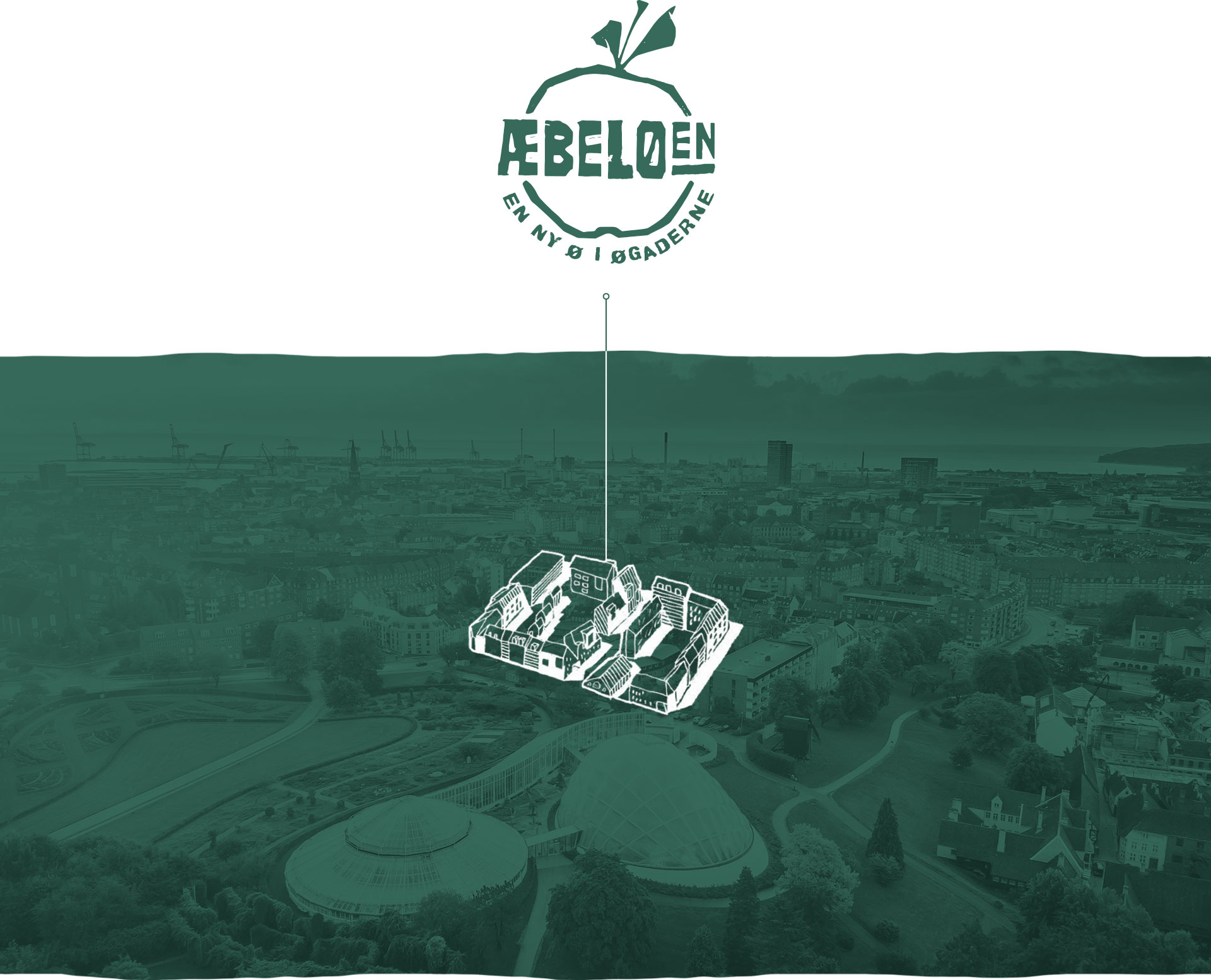 En del af Æbeløens nye visuelle identitet var et nyt logo - udviklet og designet af Creative ZOO.