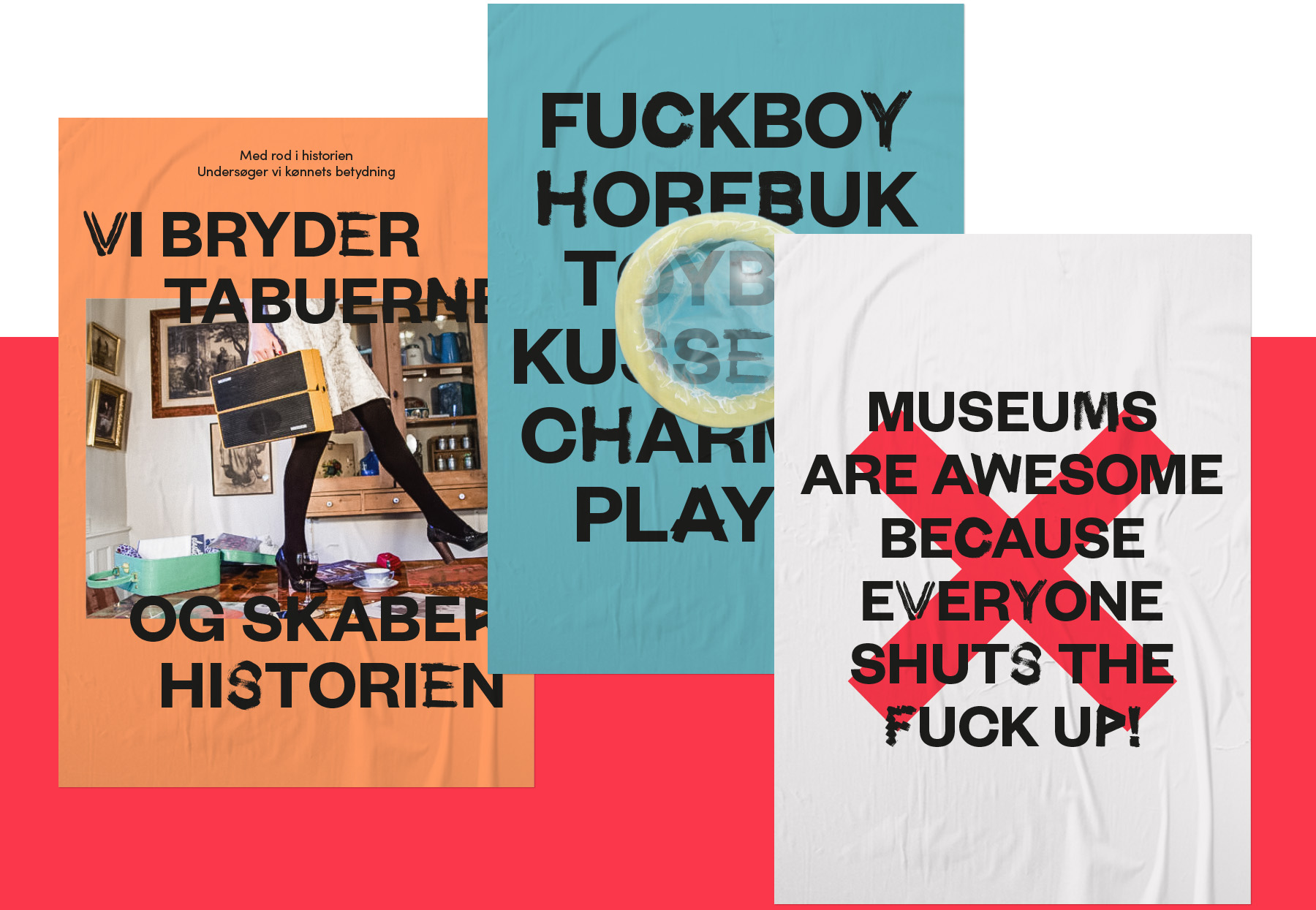 Skarpe budskaber er en del af KØNs identitet. Det understøtter det nye design