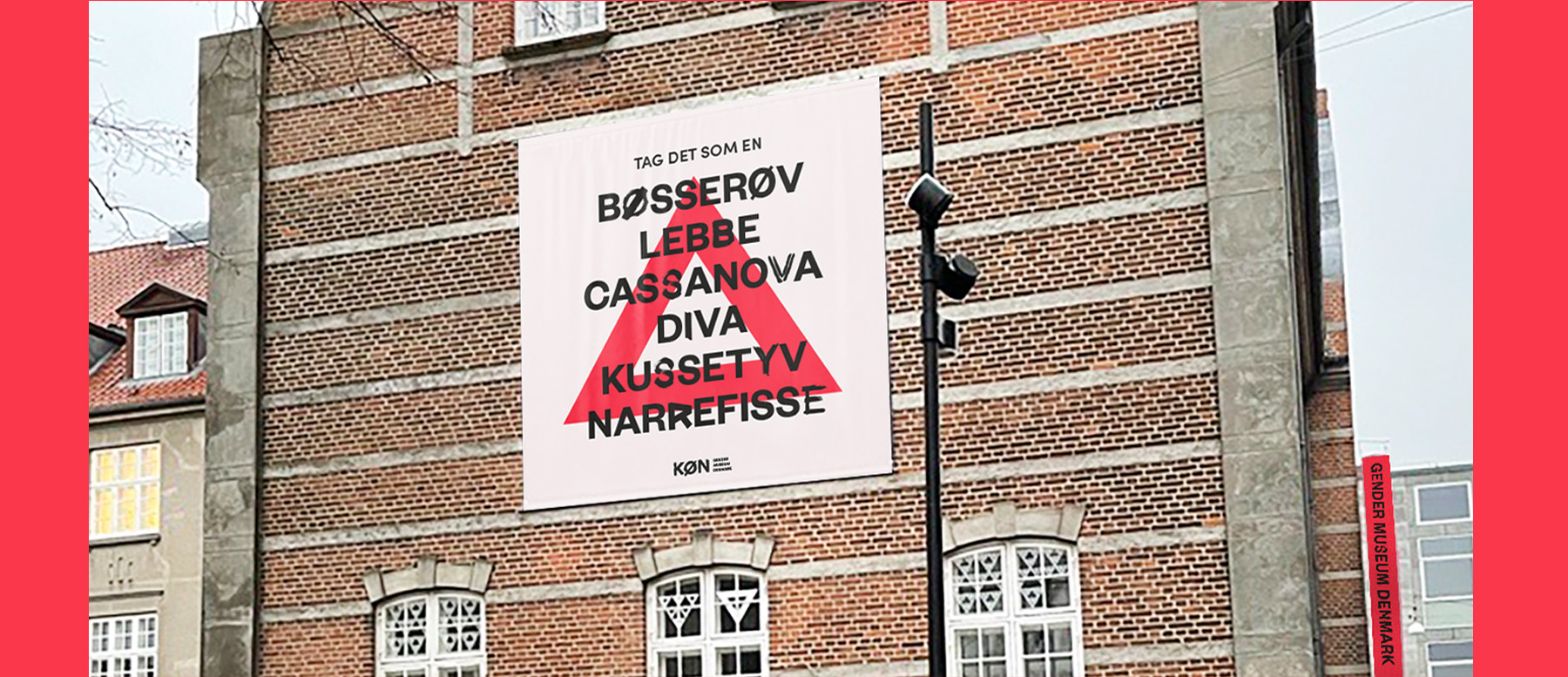 KØNs placering i det gamle Rådhus i hjertet af Aarhus danner en perfekt baggrund for museets aktivistiske approach