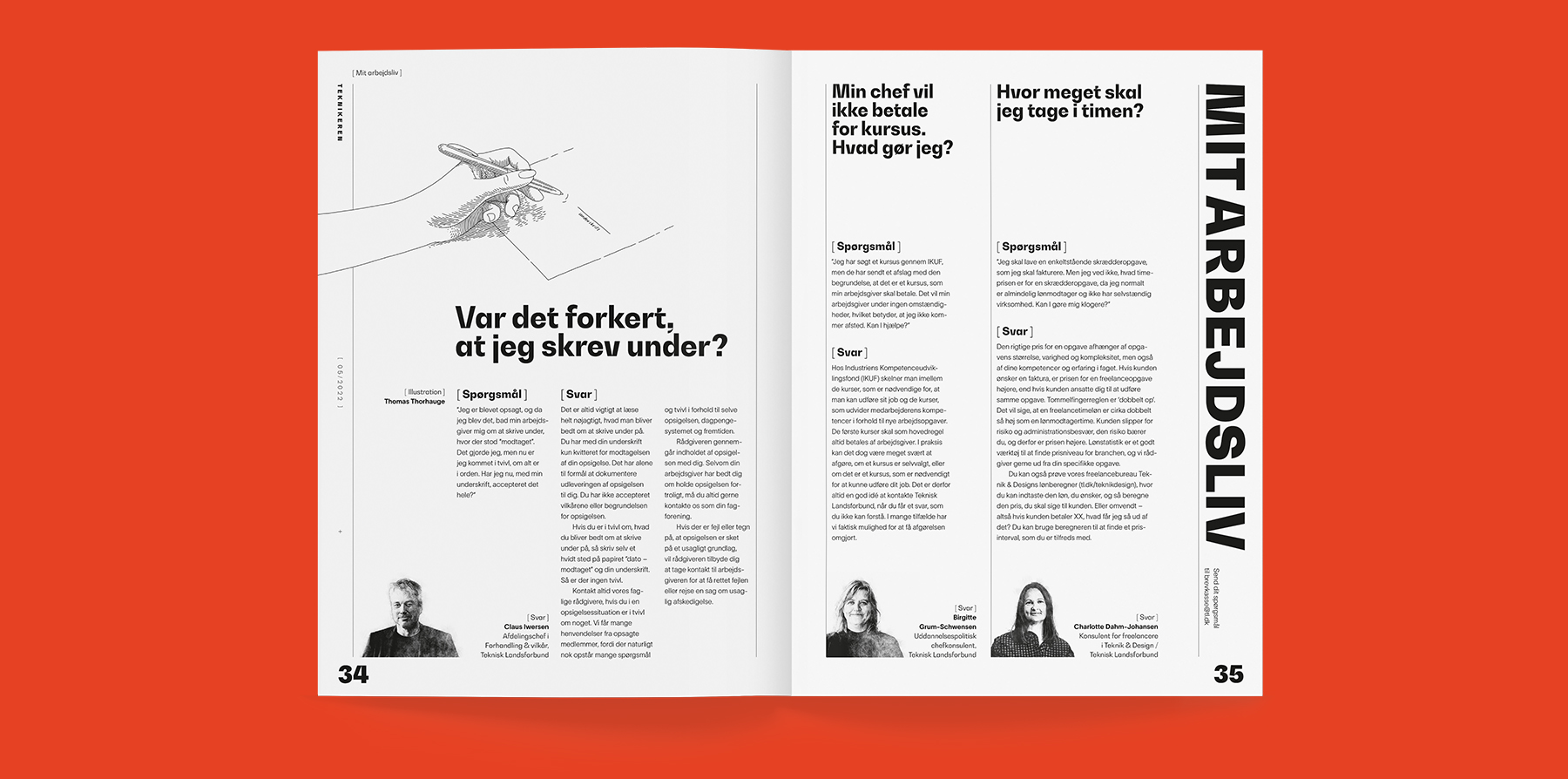 Teknikerens nye design skulle overskueligt kunne fortælle historier fra medlemmerne.