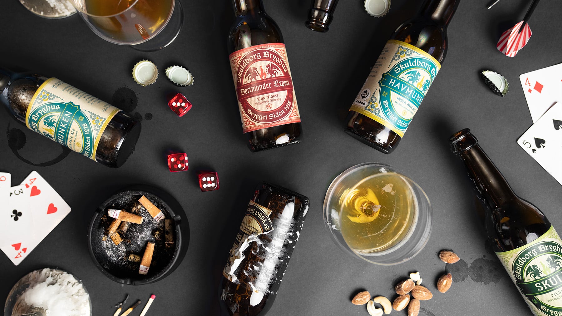 Samarbejdet med Skuldborg Bryghus er en case, hvor kreativitet og lyst er det bærende element for udviklingen af en serie øletiketter.