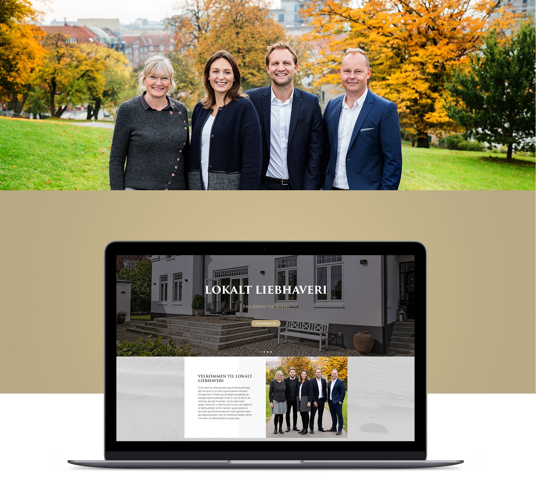 Creative ZOO har designet en hjemmeside til Lokalt Liebhaveri, der er brugervenlig samtidig med at den udstråler liebhaveri