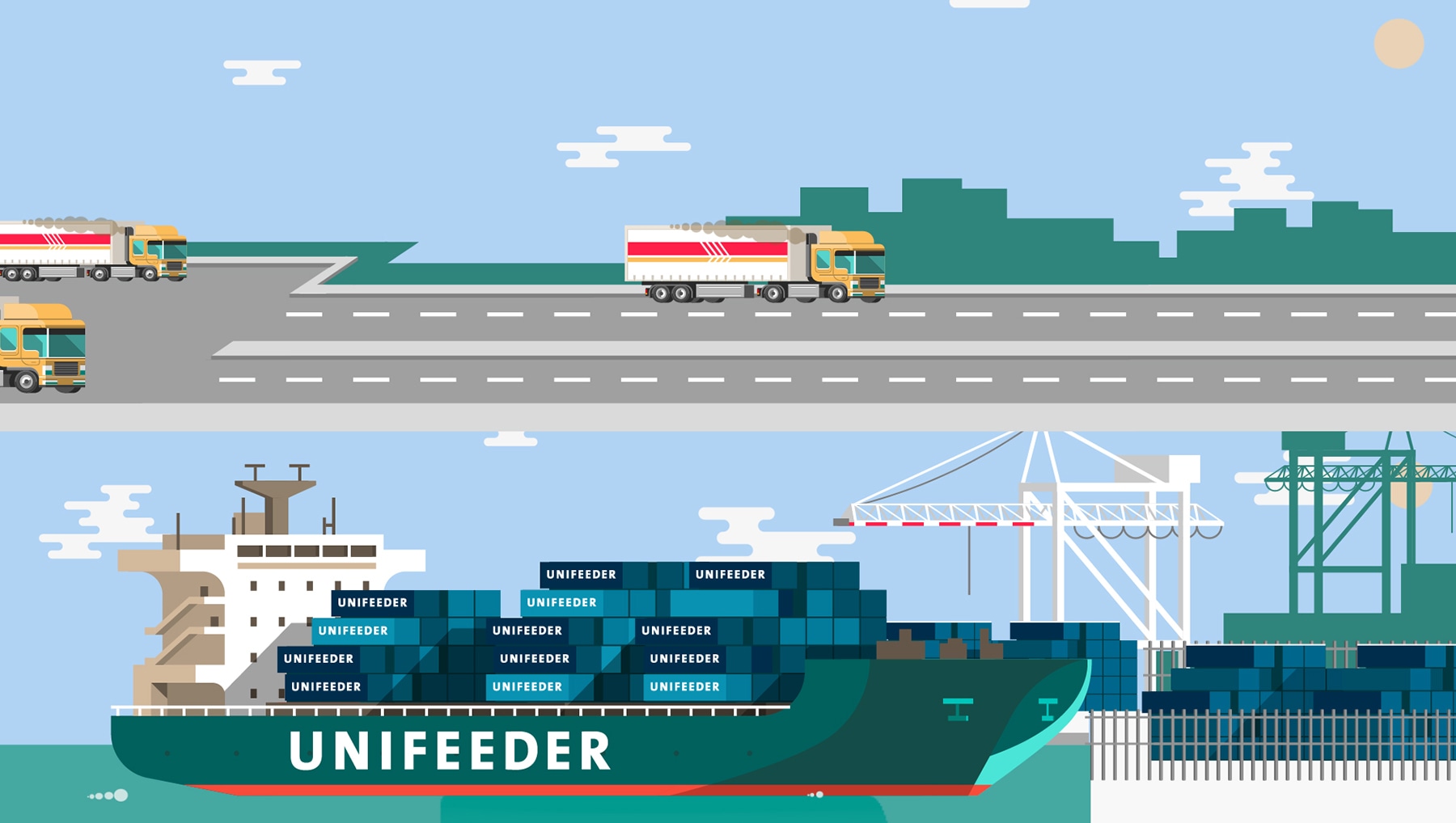 Finans explainer videoen forklare hvorfor det kan betale sig at bruge Unifeeder både når det kommer til pris og sikkerhed.